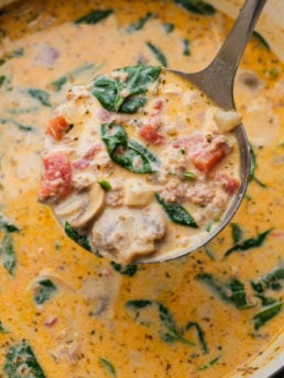 sausage soup with cream