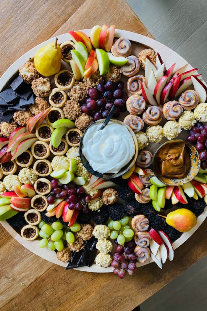 a beautiful Fall Desserts Charcuterie Board