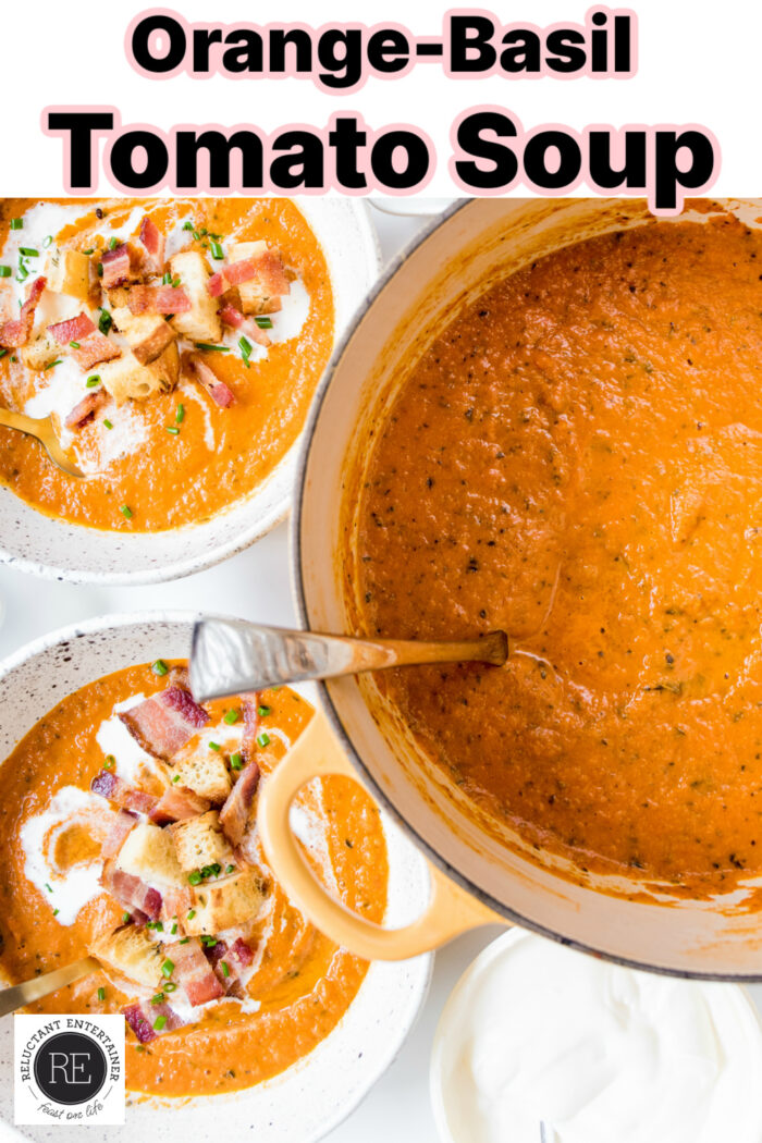 Orange Basil Tomato Soup