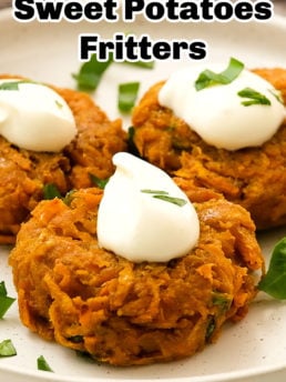 Sweet Potatoes Fritters