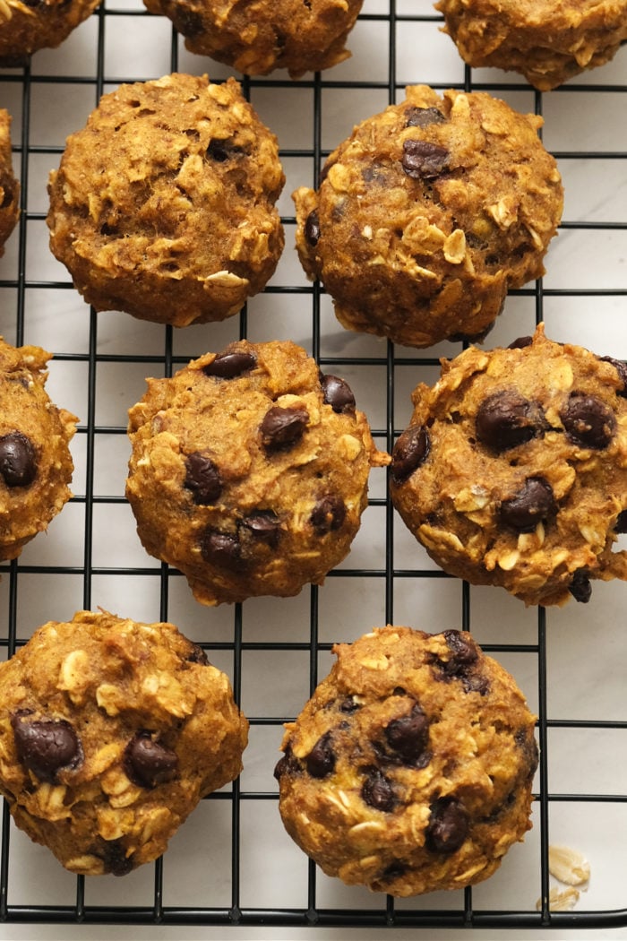 pumpkin and bananas in cookie recipe