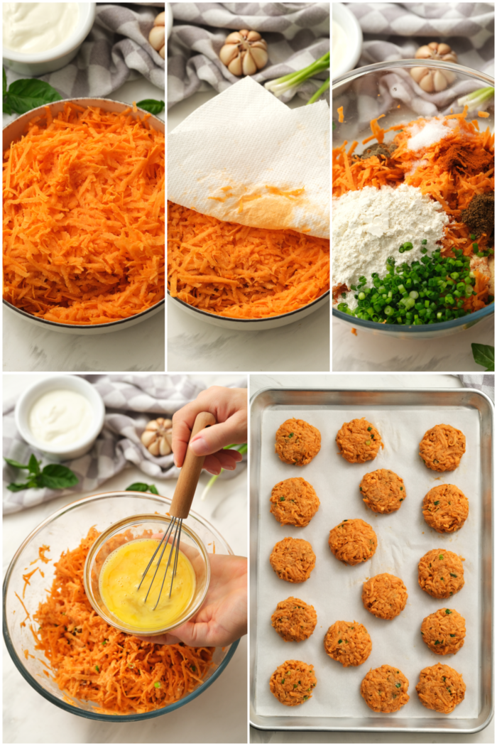 how to make Sweet Potatoes Fritters