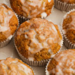 muffins with glaze