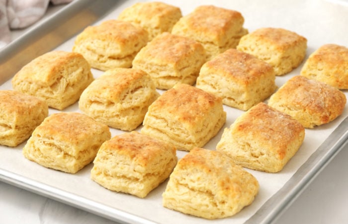 16 baked biscuits