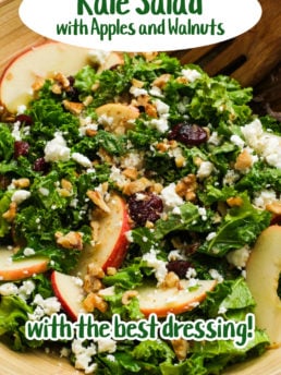 fall kale salad