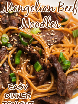 Mongolian Beef Noodle