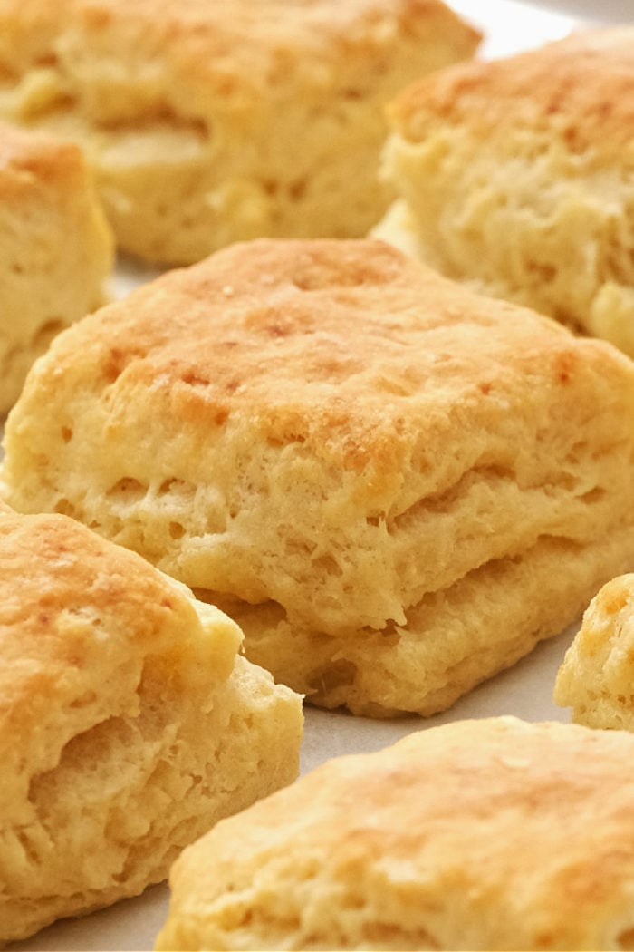 warm old fashioned biscuit