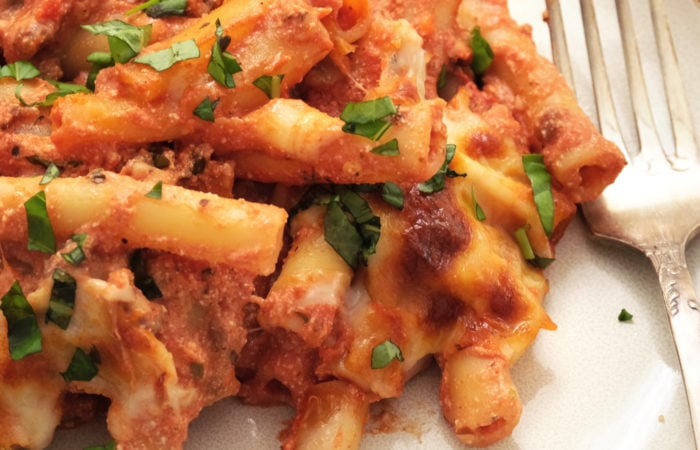 cheesy ziti pasta