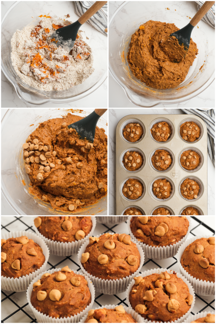 how to make 3-ingredient Pumpkin Muffins