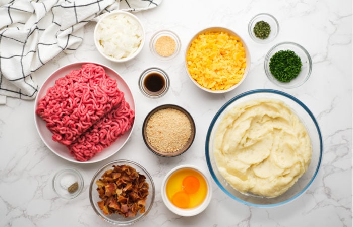 ingredients to make Meatloaf Casserole