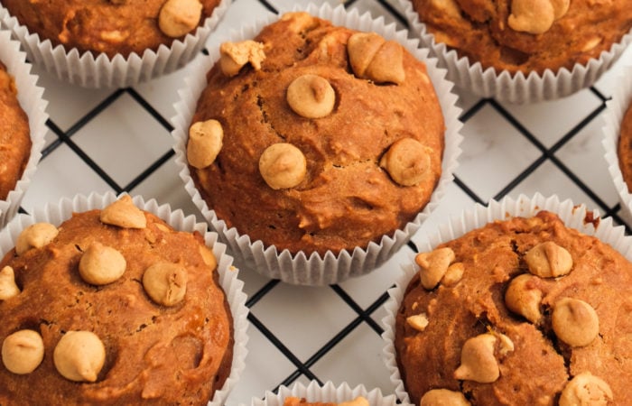 a 3-ingredient Pumpkin Muffin