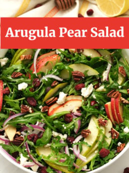 Arugula Pear Salad