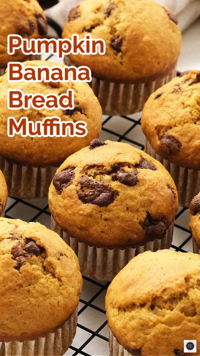 Pumpkin Banana Bread Muffins