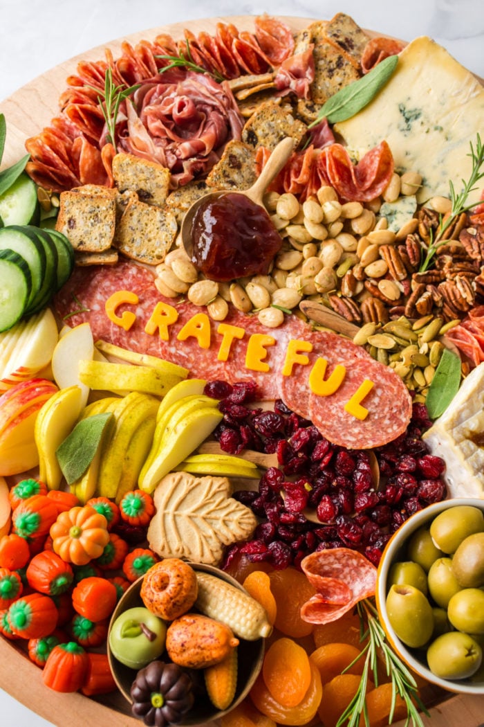 Thanksgiving Cheese Board