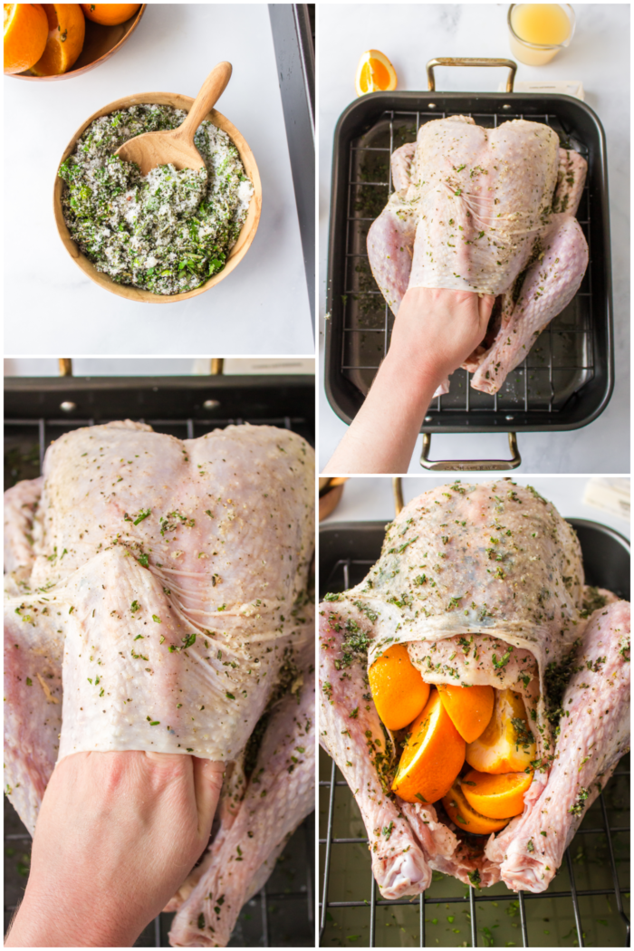 how to prepare an organic turkey before roasting