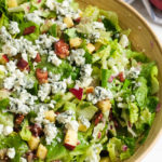 a tossed apple chopped salad