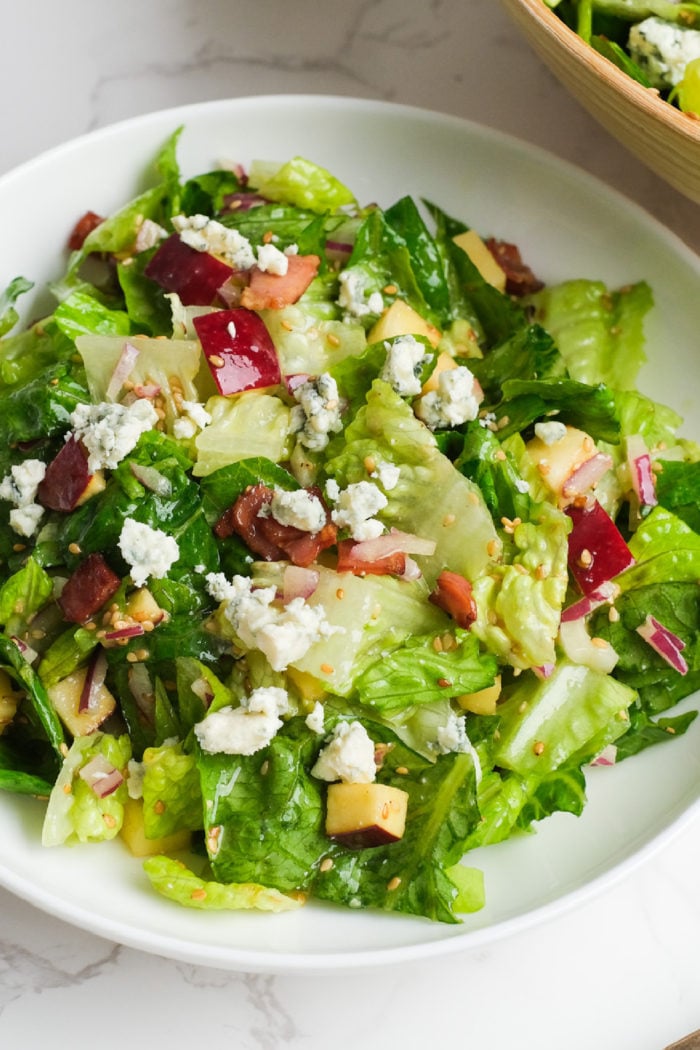 Apples with Blue Cheese Salad