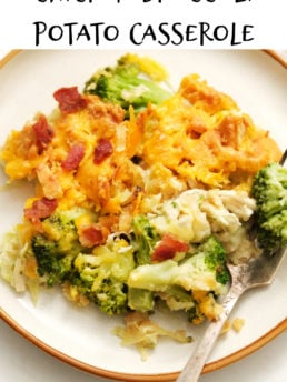 Chicken Broccoli Casserole with potatoes