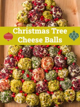 Christmas Tree Cheese Balls