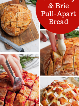 Cranberry Brie Pull-Apart Bread