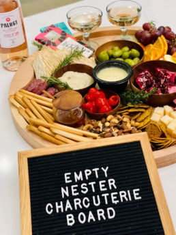 Empty Nester Charcuterie Board