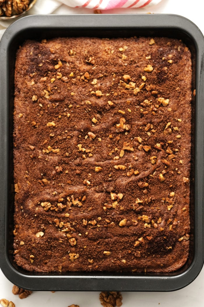 9x13 pan coffee cake with topping