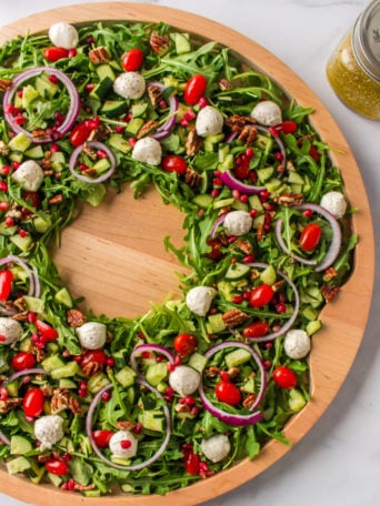 a Christmas Wreath Salad