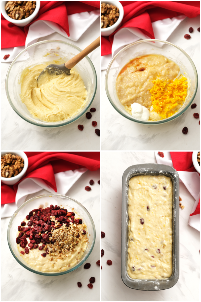 how to make Christmas  Banana Bread