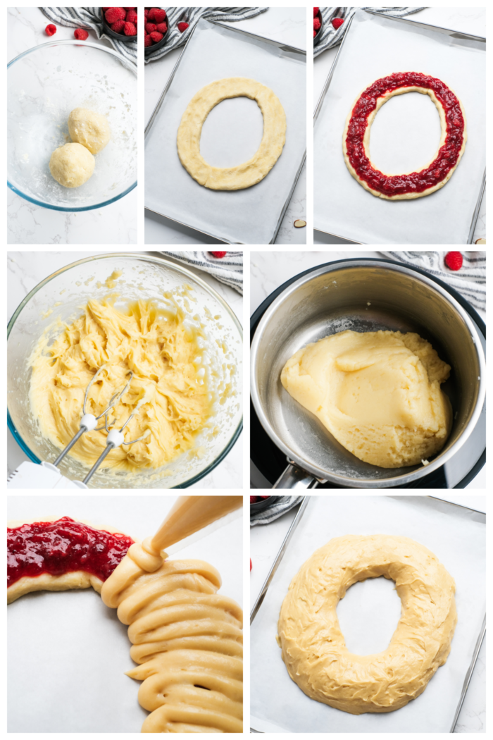 how to make a Raspberry Kringle