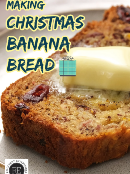 Christmas Banana Bread