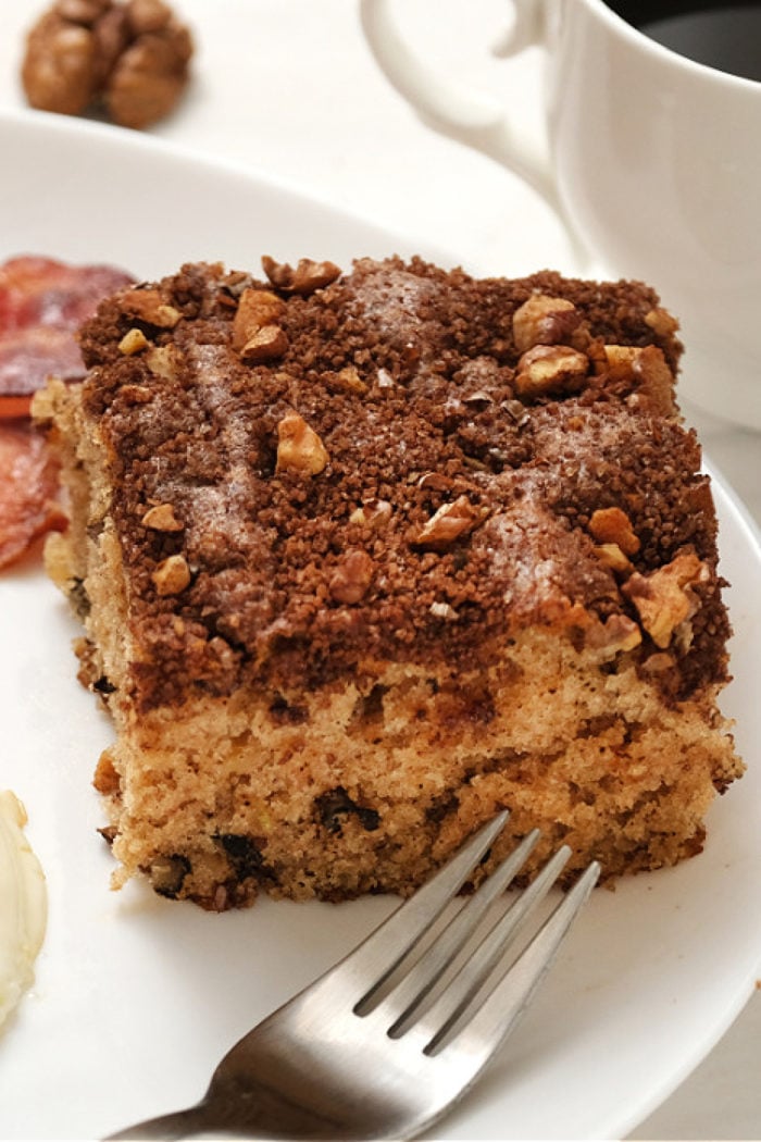 a serving of Night Before Christmas Coffee Cake