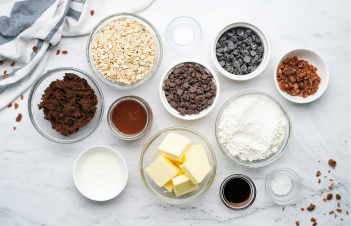 ingredients to make Carmelitas