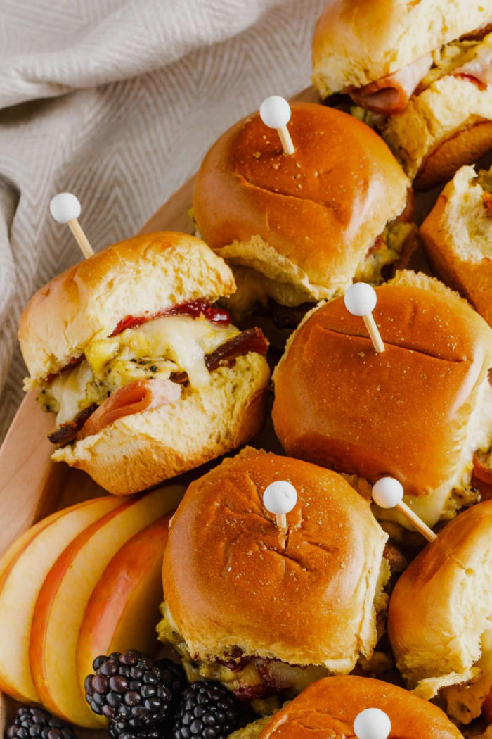 Cheesy Monte Cristo Breakfast Sliders