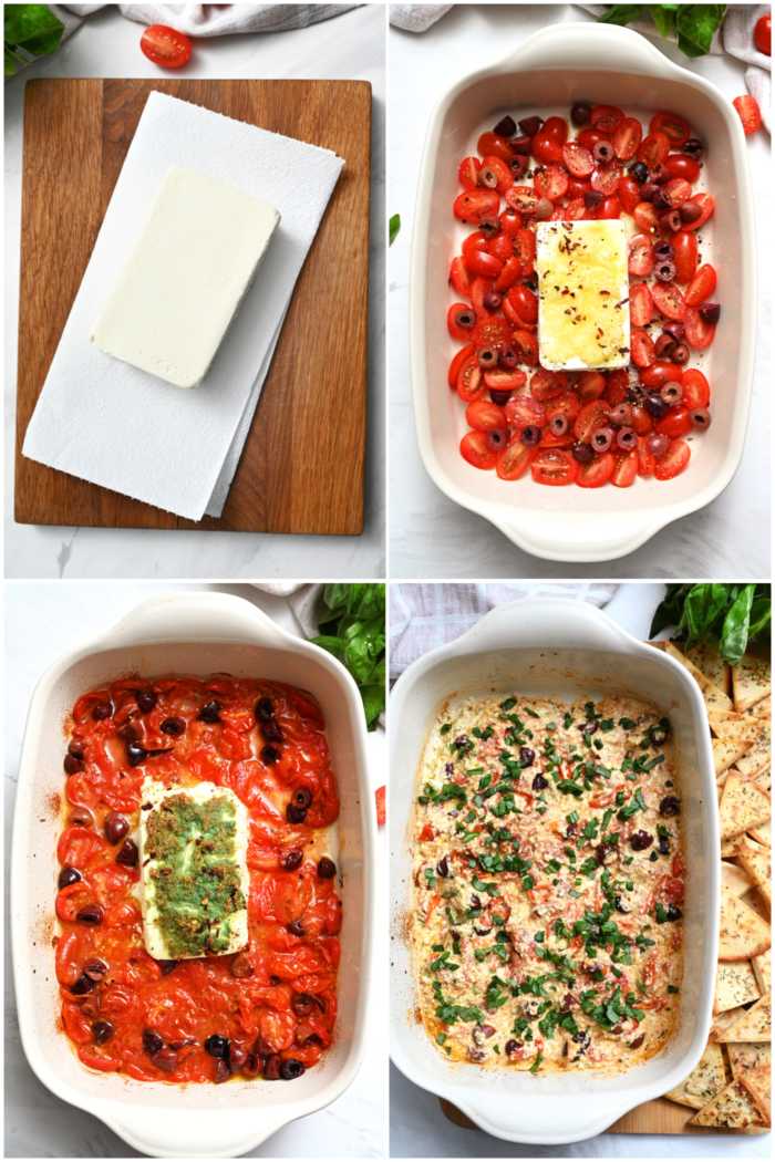 how to make Baked Feta Cheese Dip