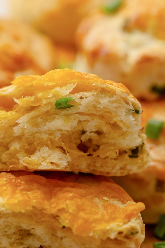 flaky biscuits for St. Patrick's Day