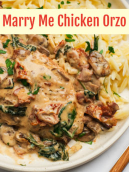 Marry Me Chicken Orzo