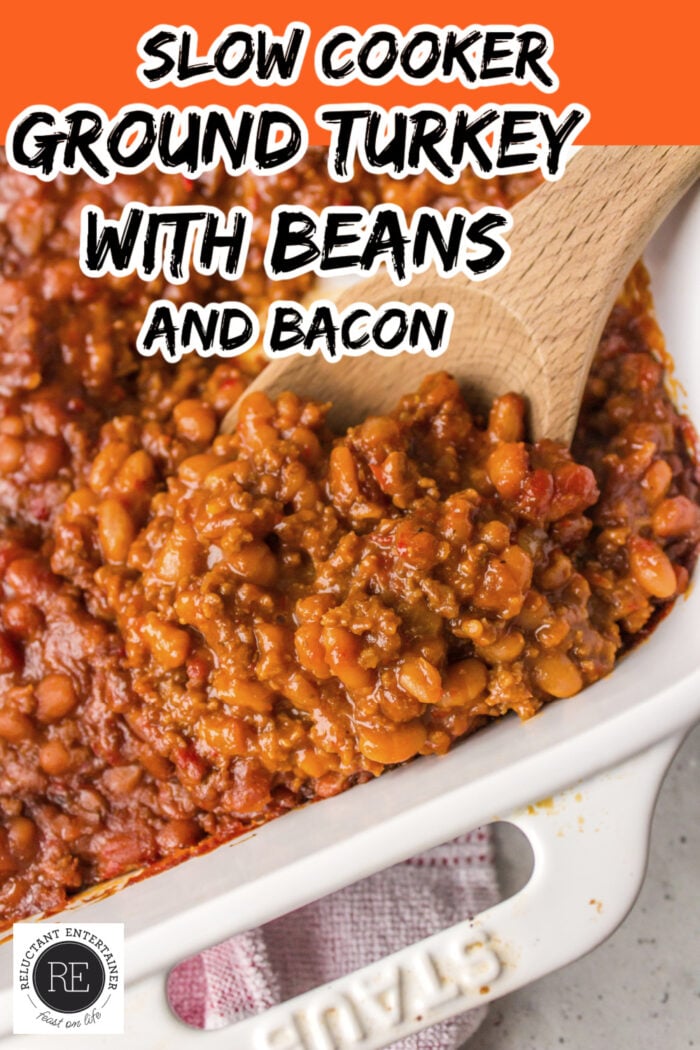 Ground Turkey with Beans and Bacon
