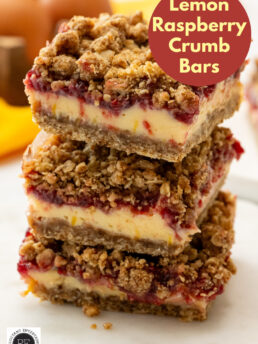 Lemon Raspberry Crumb Bars