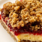 a delicious raspberry lemon square