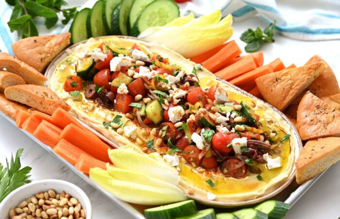 hummus plate