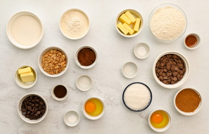 ingredients to make Brookies
