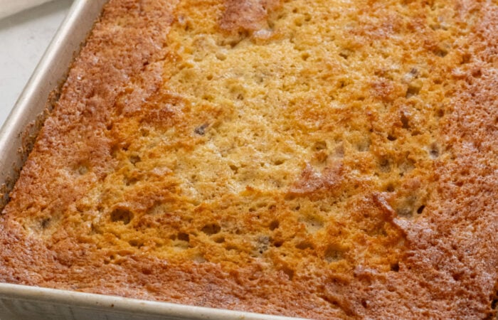 a moist banana cake