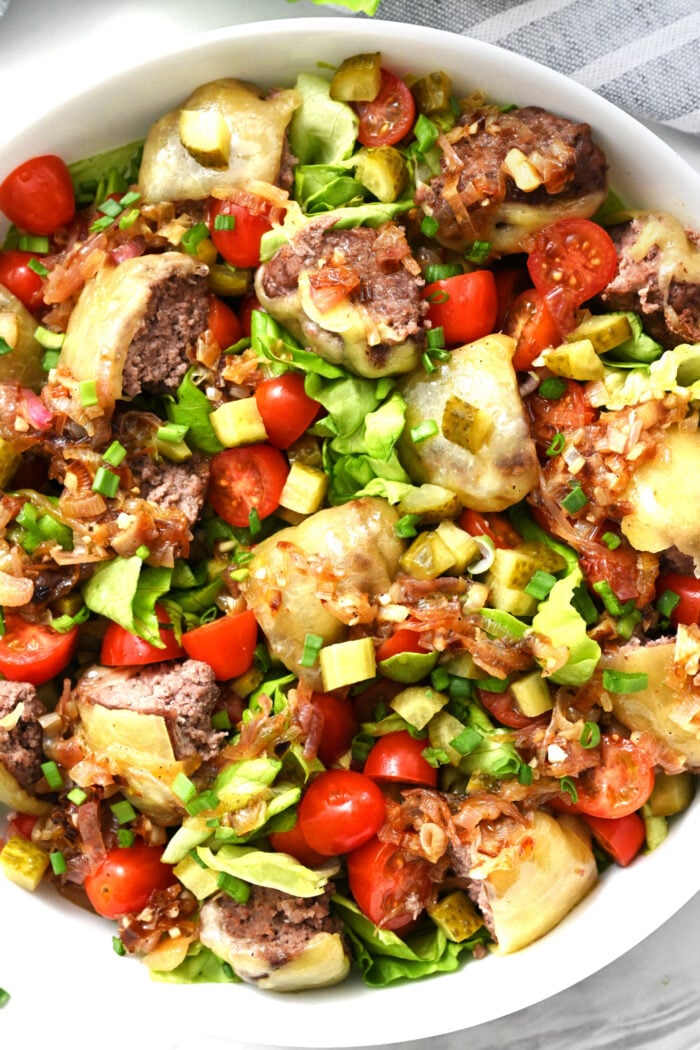 a Smash Burger Salad