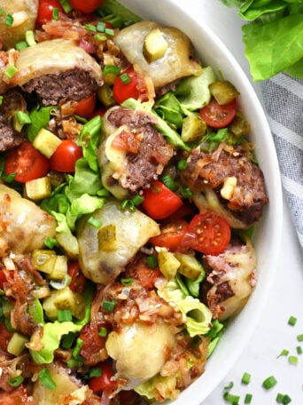 cheeseburger salads
