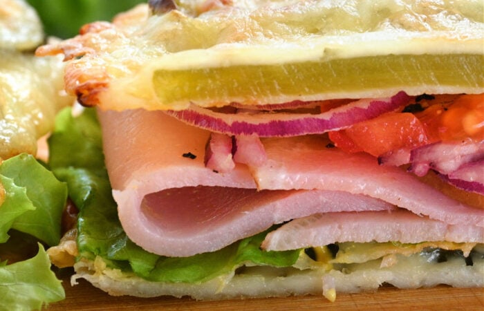 ham pickle sandwich