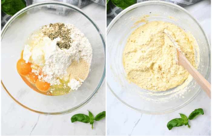 making cottage cheese pizza dough