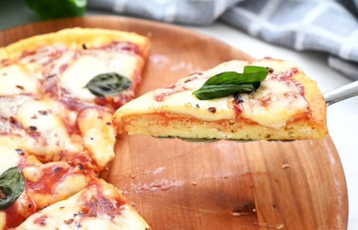 a cheesy slice of pizza