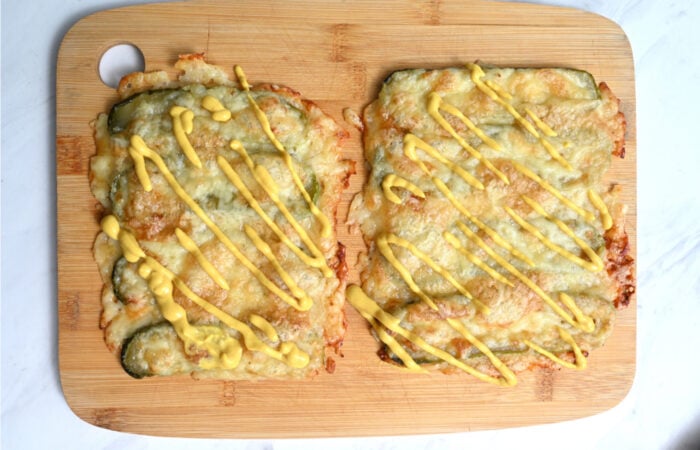 mustard on pickles