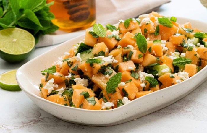 cucumber cantaloupe salad