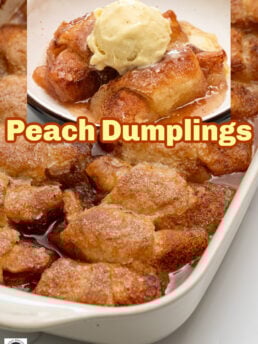 Peach Dumplings